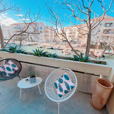 Superbe T2 Au Calme Avec Balcon Sur La Marina - 10 Apartamento Canet Exterior foto