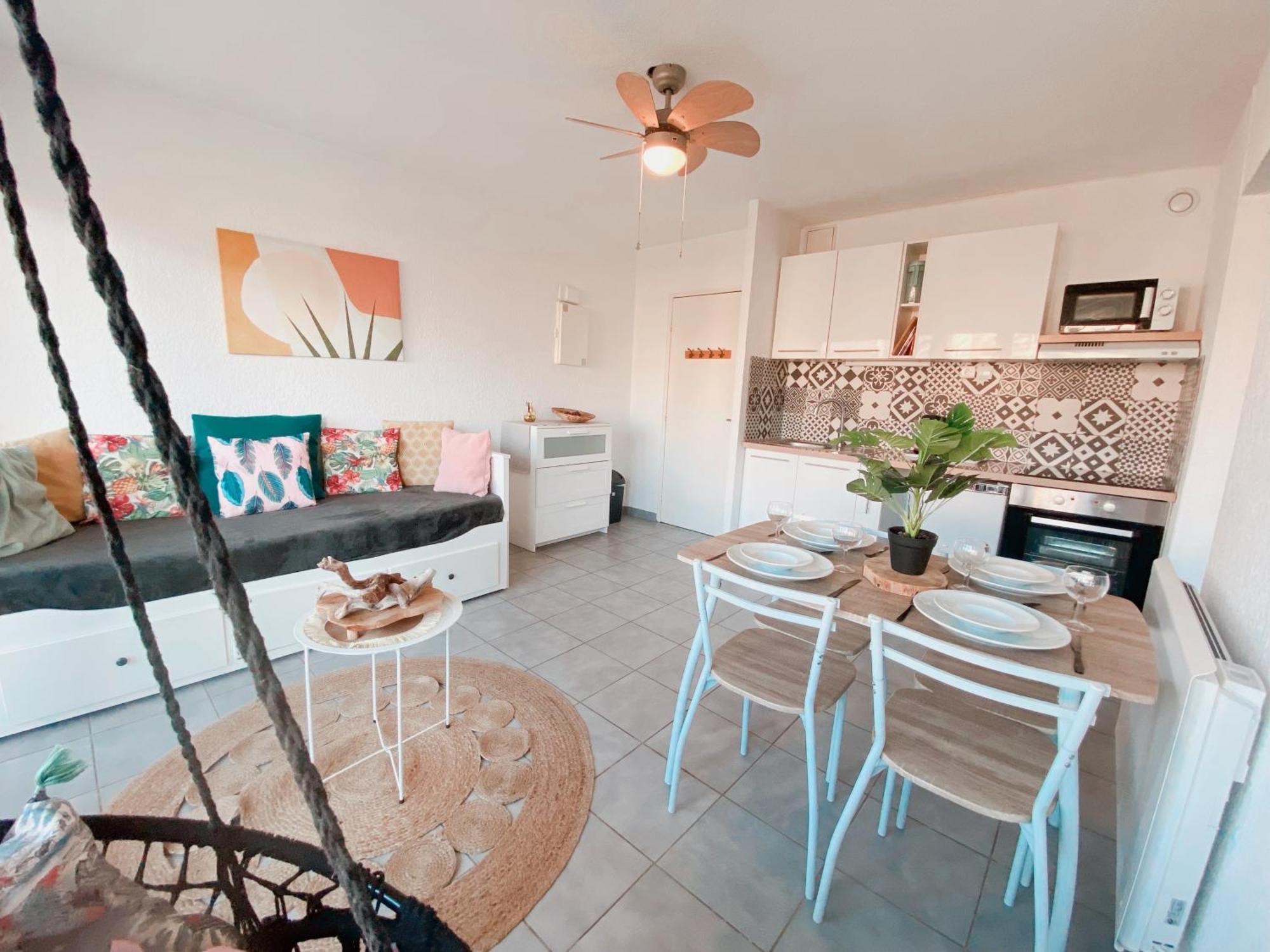 Superbe T2 Au Calme Avec Balcon Sur La Marina - 10 Apartamento Canet Exterior foto