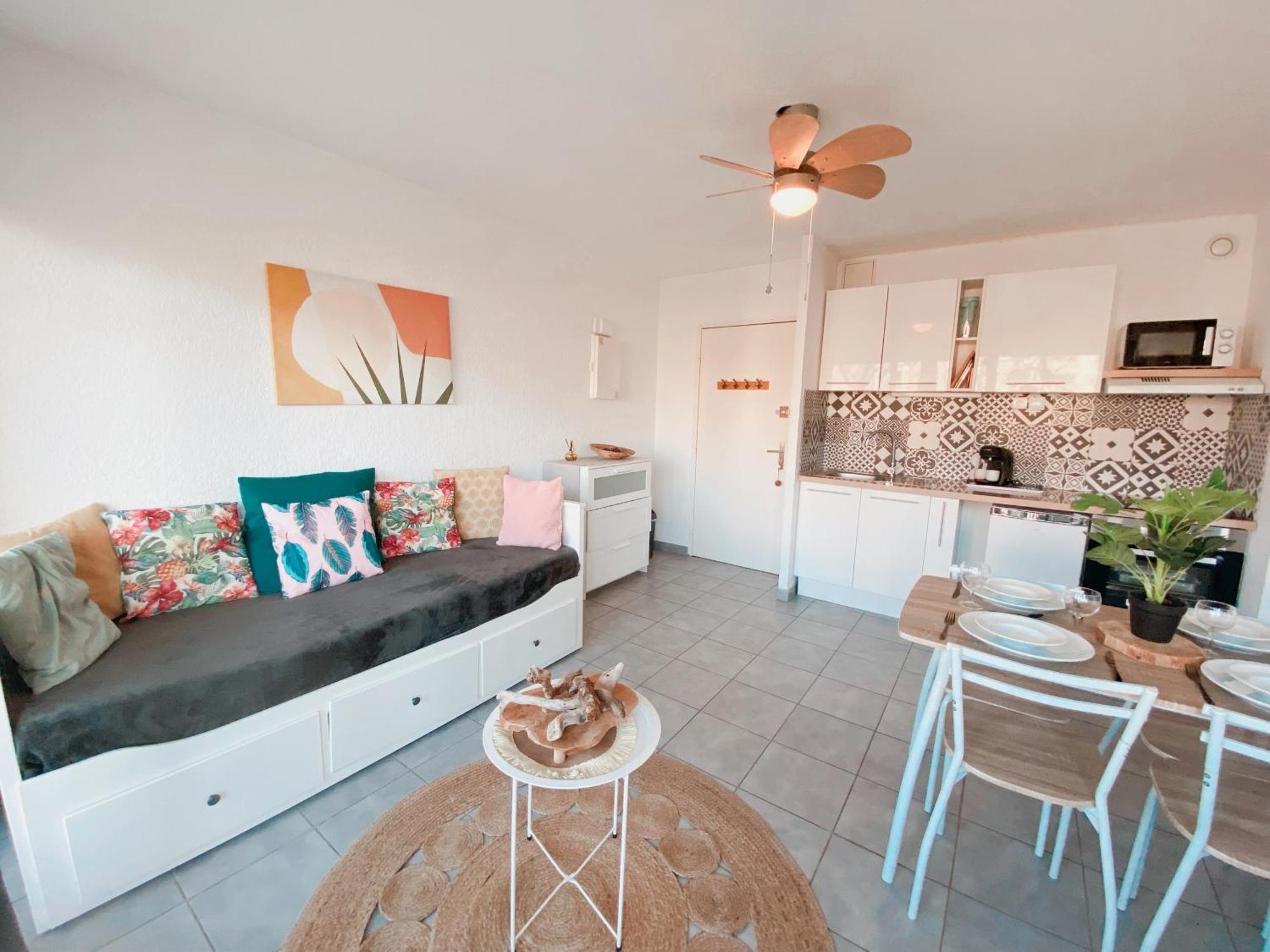 Superbe T2 Au Calme Avec Balcon Sur La Marina - 10 Apartamento Canet Exterior foto