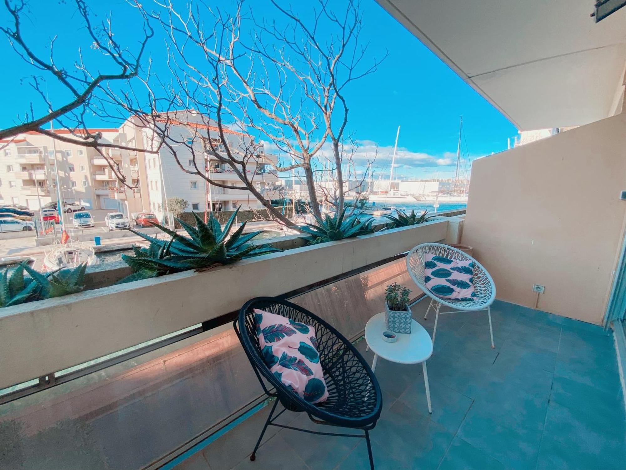 Superbe T2 Au Calme Avec Balcon Sur La Marina - 10 Apartamento Canet Exterior foto
